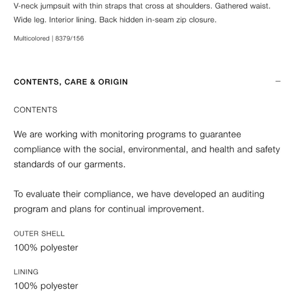 Zara floral jumpsuit - Picture 7 of 7